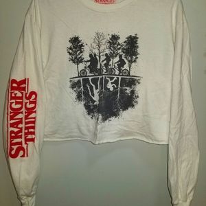 white. size large. official Netflix merchandise.